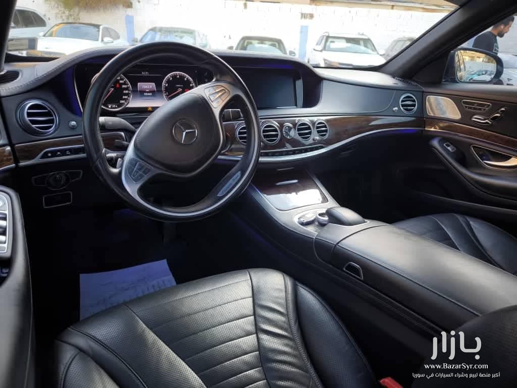 Mercedes S400_ سنة الصنع 2016 - السيارة اكمل وصف مسكرة   - مرسيدس - 2016 - محافظة دمشق - صورة 4 من 4