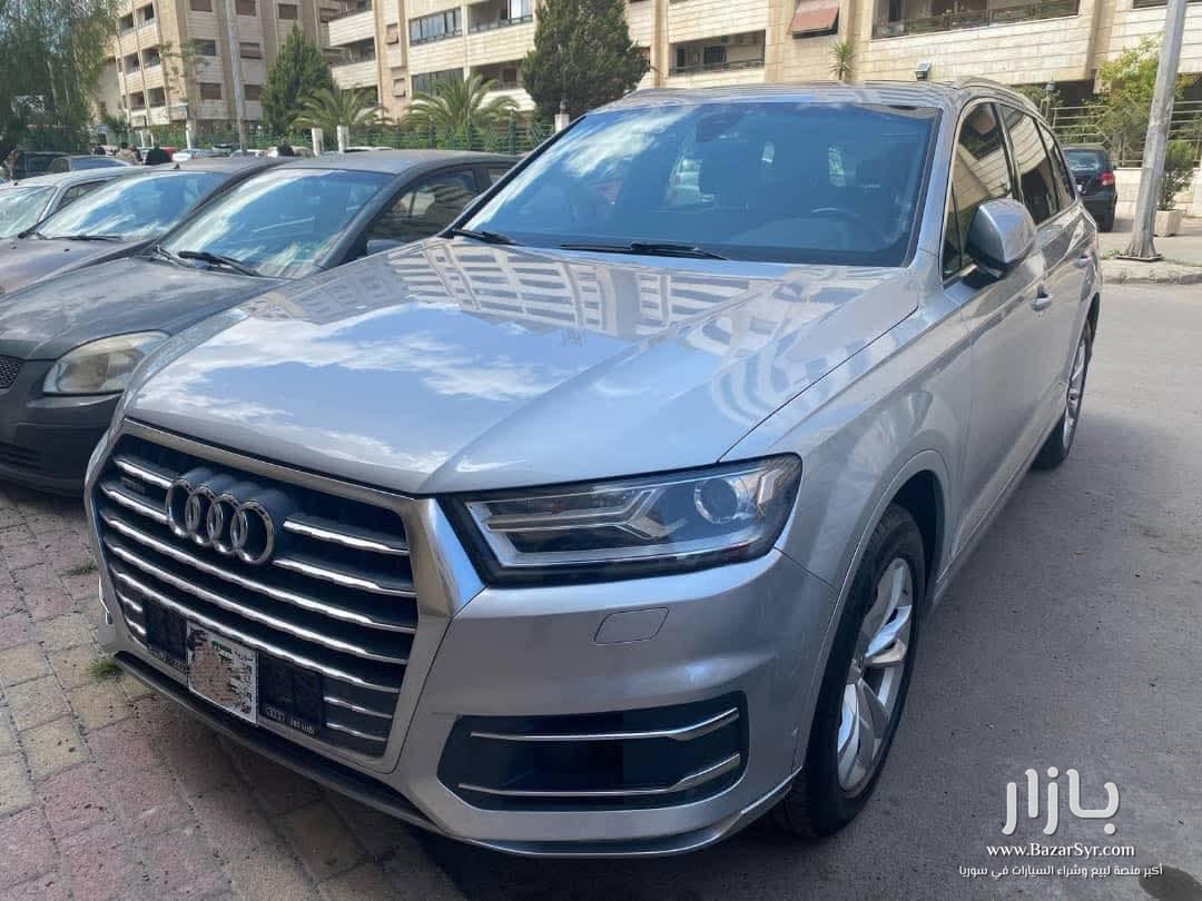 Audi Q7 2016 باللون الفضي Audi Q7 2016 باللون الفضي - أودي - 2016 - محافظة دمشق - صورة 1 من 5