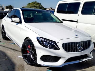 للبيع مرسيدس c300  موديل 2016 بنزين مجمركه وارد أمريكا ماشيه ١٢٥ الف ايرباغات الوكاله فول اوبشن - محافظة دمشق