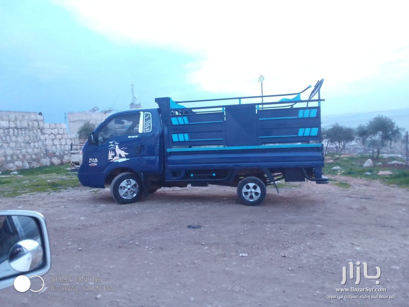 Kia 2700 الموديل ٢٠٠٨ سيري ٢٠٠٩ محرك توركان علمحرمه اوربي جديد Kia 2700 الموديل ٢٠٠٨ سيري ٢٠٠٩ محرك توركان علمحرمه اوربي جديد - كيا - 2008 - محافظة إدلب - صورة 1 من 3