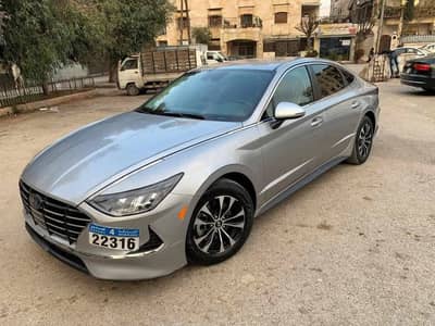 هيونداي سوناتا 2021 مواصفات SE  مثبت سرعه - رادار تفاعلي - محافظة حلب