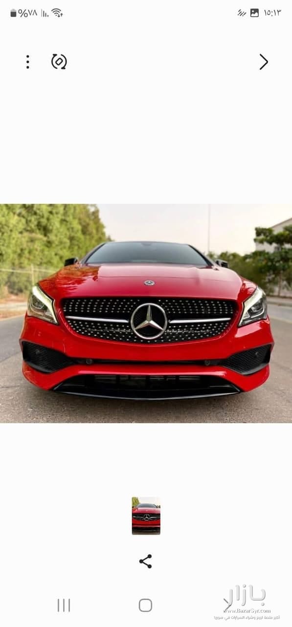 مرسيدس 2019 بحالة الوكالة CLA 250 مرسيدس 2019 بحالة الوكالة CLA 250 - مرسيدس - 2019 - محافظة دمشق - صورة 2 من 4