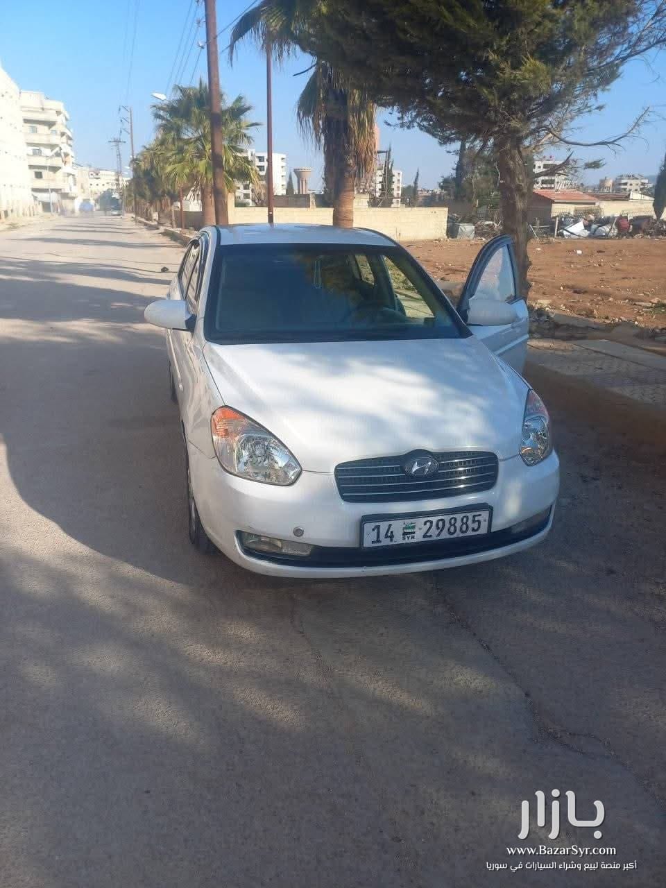 متاح سيارة للبيع 🚖فيرنا 2006تسجيل 2008خالية برا جوا عدا كم قطعة جنط ودولاب دارة رفع بلور كهربا  - هونداي - محافظة دمشق - صورة 3 من 7