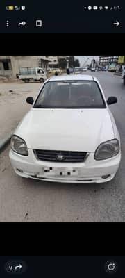 اكسنت  نظاميه 2005/2006 السياره الاقتصاديه رقم واحد  خاليه من الداخل تماما - محافظة دمشق