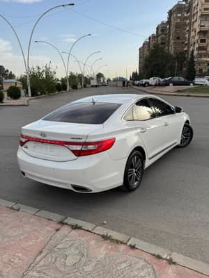 هيونداي أزيرا 2013 بنزين أصلي لون أبيض ملوكي - محافظة دمشق
