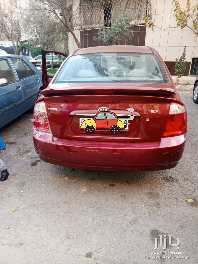 كيا سبكترا (كاملة ناقصه الفتحه • سنة الصنع : 2003 • سنة التسجيل : 2005 كيا سبكترا (كاملة ناقصه الفتحه • سنة الصنع : 2003 • سنة التسجيل : 2005 - كيا - 2003 - محافظة دمشق - صورة 3 من 3