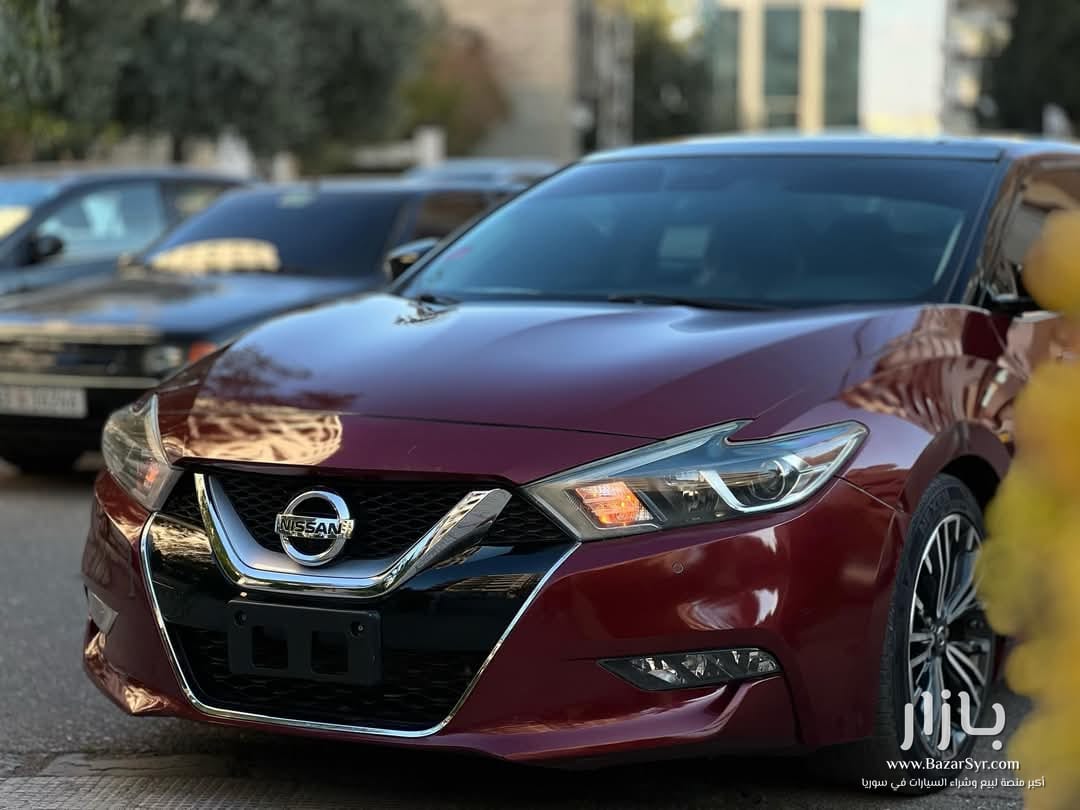الصانع 🛑نيسان الطراز 🛑ماكسيما اللون🛑 عنابي سعة المحرك 🛑 3000cc_v6 الصانع 🛑نيسان الطراز 🛑ماكسيما اللون🛑 عنابي سعة المحرك 🛑 3000cc_v6 - نيسان - محافظة دمشق - صورة 1 من 3
