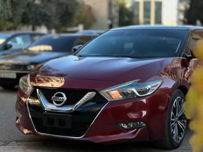 الصانع 🛑نيسان الطراز 🛑ماكسيما اللون🛑 عنابي سعة المحرك 🛑 3000cc_v6 - محافظة دمشق