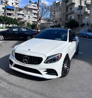 مرسيدسC43_رياضية  #سعة_المحرك_3500cc 6 سلندر خالية العلام - محافظة طرطوس