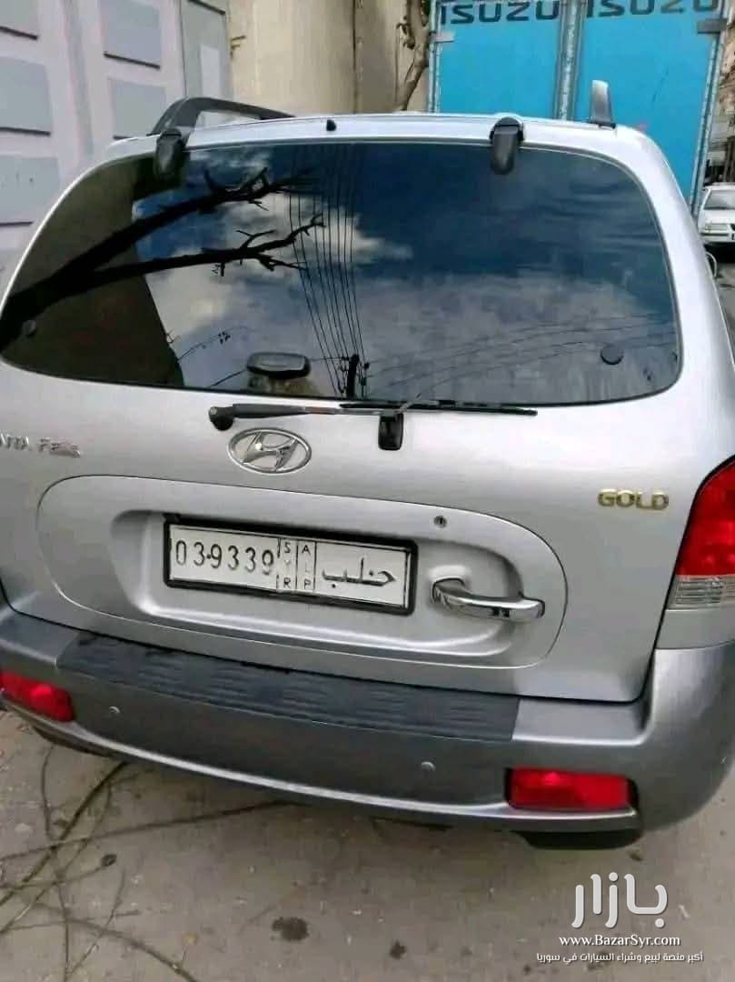سيارة سنتافي موديل 2005  خالية العلام أوروبي  كاملة الوصف 1 فتحة سقف - هونداي - 2005 - محافظة دمشق - صورة 5 من 6
