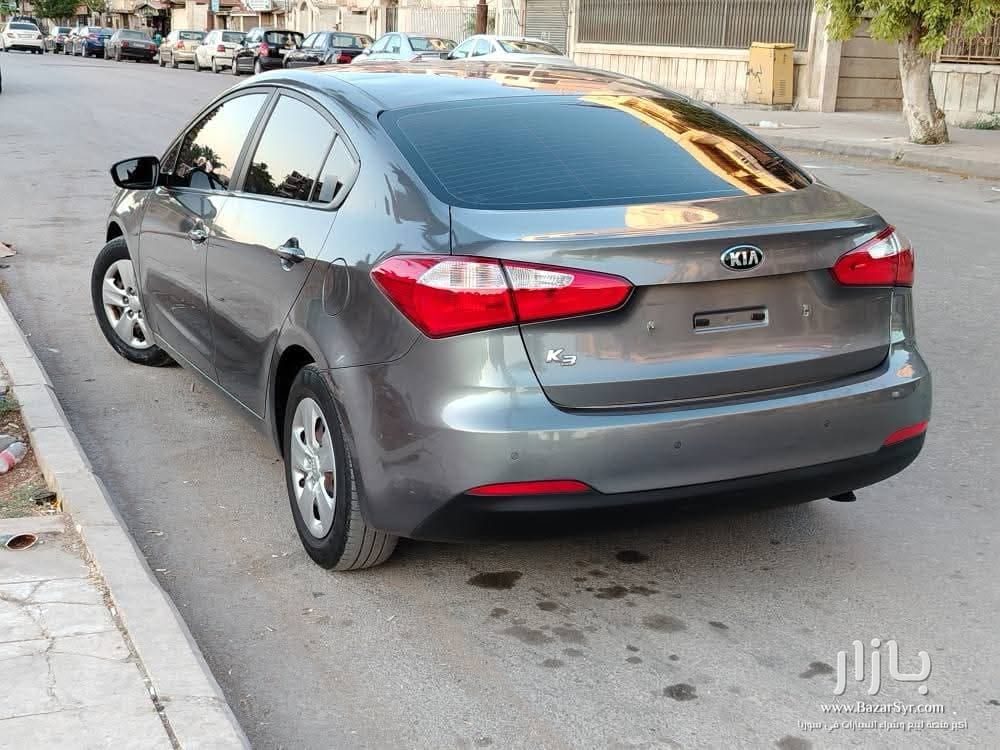 كيا KIA K3 2015 لون رمادي كيا KIA K3 2015 لون رمادي - كيا - 2015 - محافظة حلب - صورة 2 من 4