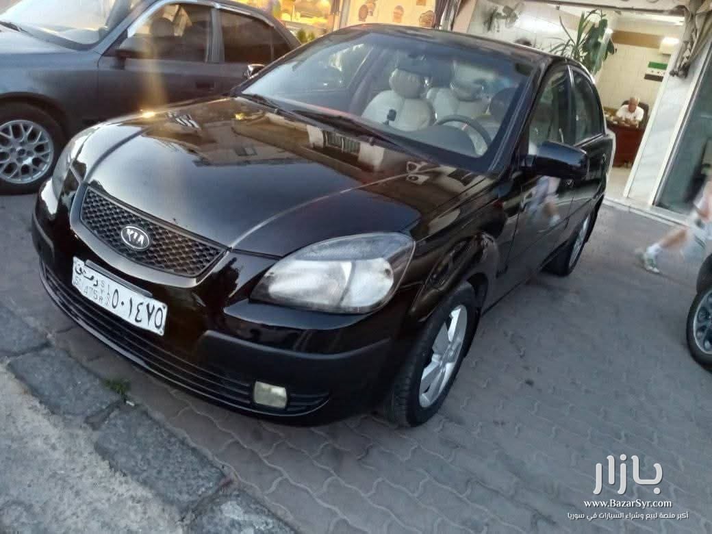 كيا ريو  كرتها 2008تسجيل 2009 - كيا - 2009 - محافظة دمشق - صورة 5 من 5