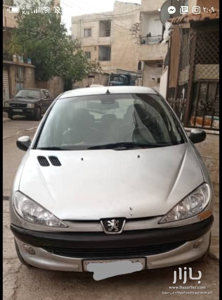 206 بيجو 7/4 خاليه جو وسقف 206 بيجو 7/4 خاليه جو وسقف - بيجو - محافظة دمشق - صورة 2 من 4