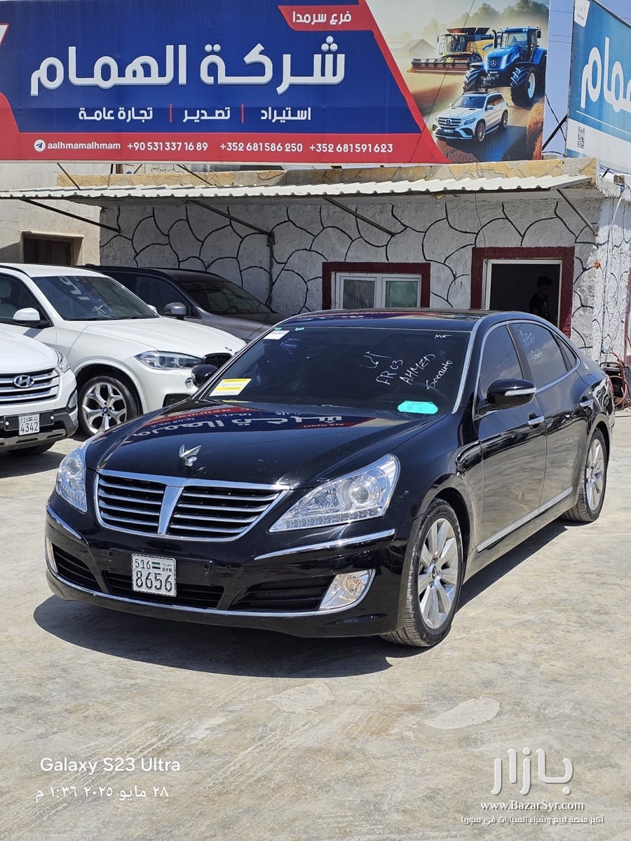 هيونداي إكووس 2012 (الفئة الرئاسية) الموديل: 2012 هيونداي إكووس 2012 (الفئة الرئاسية) الموديل: 2012 - هونداي - 2012 - محافظة إدلب - صورة 1 من 5