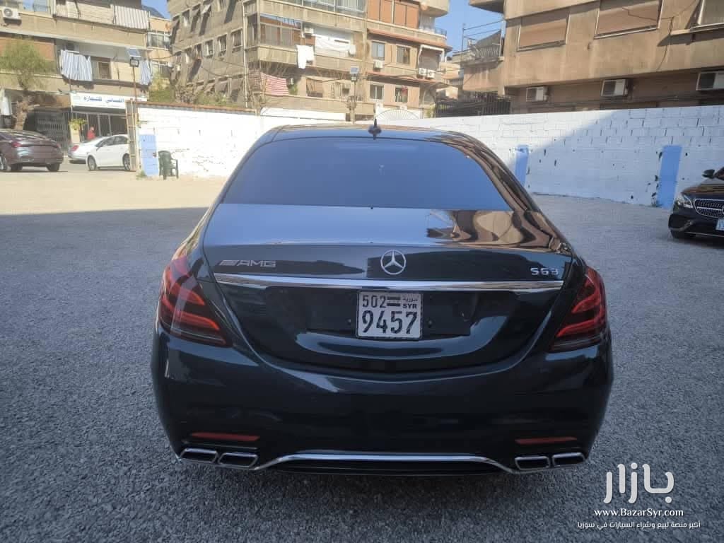 Mercedes S63 _ سنة الصنع 2014 _السيارة اكمل وصف مسكرة Mercedes S63 _ سنة الصنع 2014 _السيارة اكمل وصف مسكرة - مرسيدس - 2014 - محافظة دمشق - صورة 3 من 6