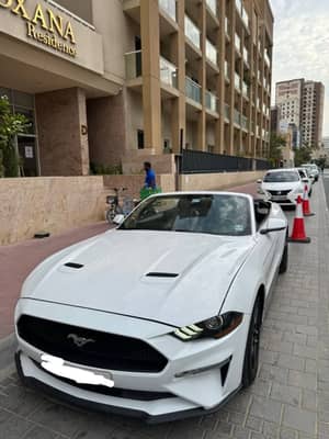  Ford mustang Ecoboost 2018  convertible  📍وارد امريكا  4سلندر  - محافظة دمشق