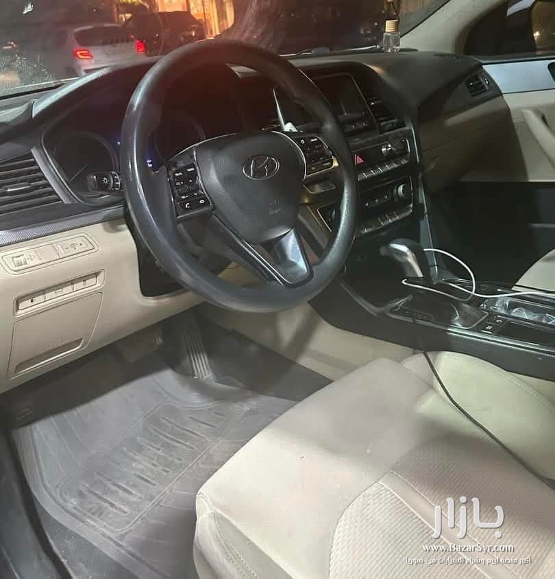 سوناتا 2018 كاملة عدا الفتحة رقم 2 بلشركة بانزين  - هونداي - 2018 - محافظة دمشق - صورة 4 من 4