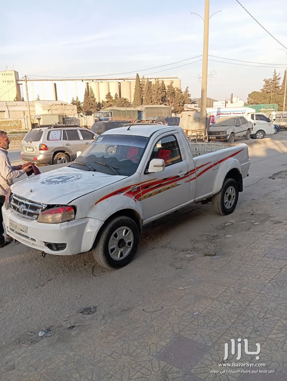 بيكاب تاتا موديل 2015 أوربي مسجل بادلب عالفراغه صاج خالي العلام محرك مرسيدس - تويوتا - 2015 - محافظة إدلب - صورة 2 من 4