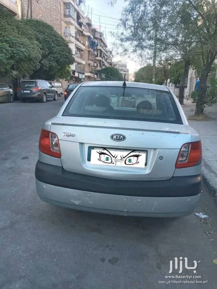كيا ريو ٢٠٠٧ بالنمرة السورية كيا ريو ٢٠٠٧ بالنمرة السورية - كيا - 2007 - محافظة حلب - صورة 2 من 3