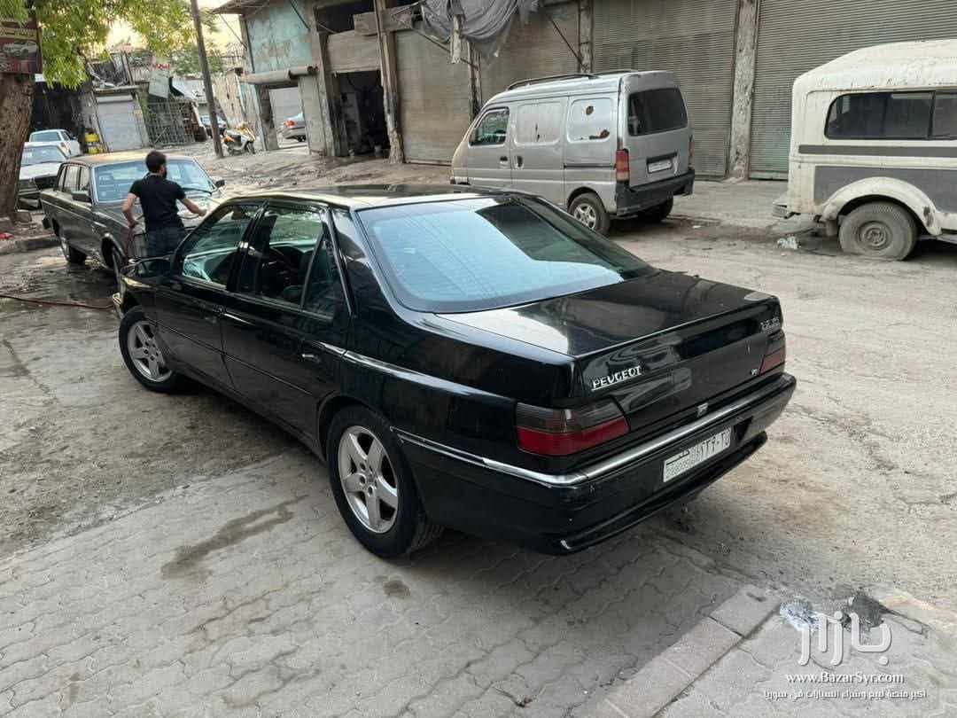 بيجو 605 اتوماتيك   كامله فتحه سقف  كراسي كهرباء شبابيك كهرباء  بخ خالي من جوا  مجنطه  - بيجو - محافظة حلب - صورة 4 من 5