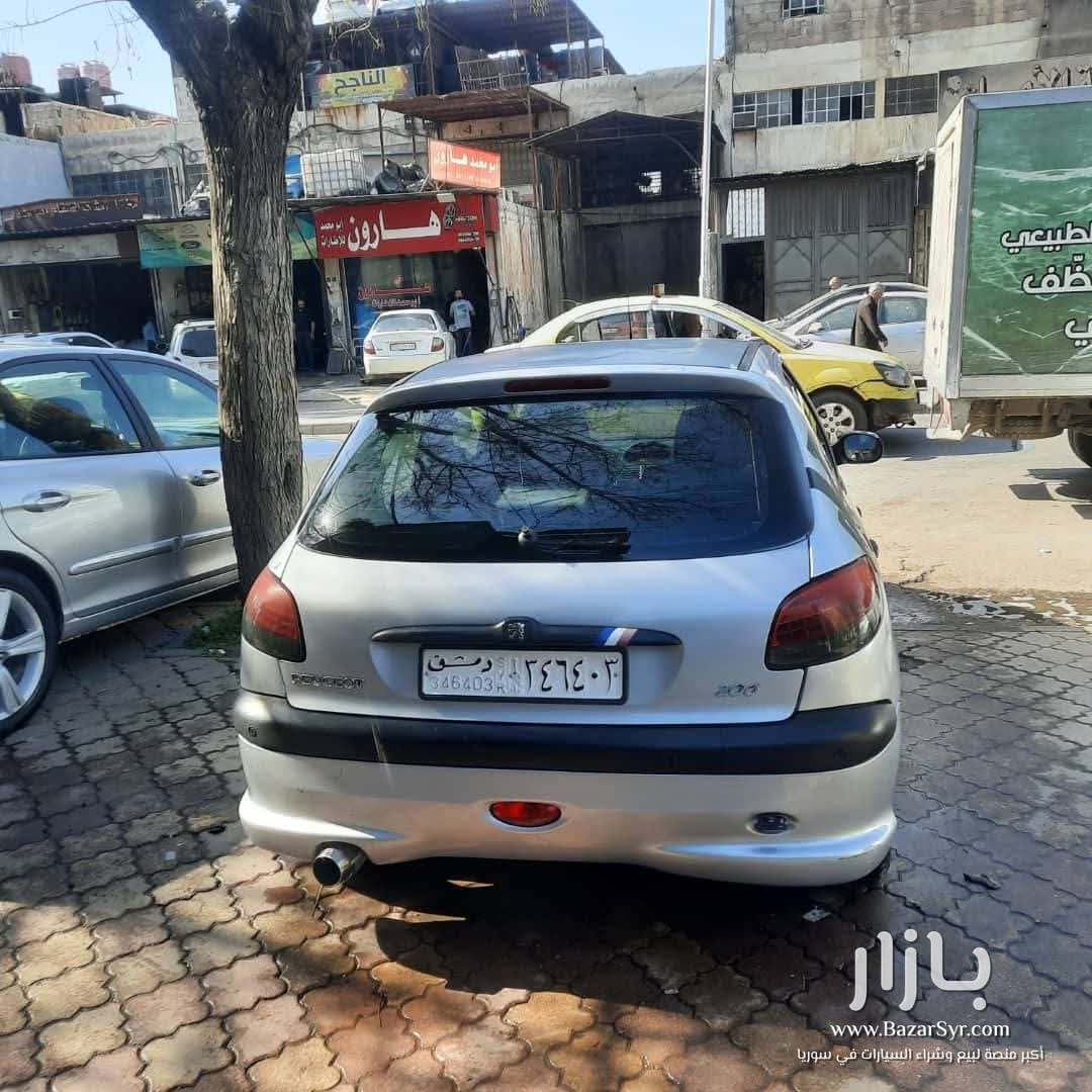بيجو 206 كرت 2005خالية من داخل والخارج بيجو 206 كرت 2005خالية من داخل والخارج - بيجو - محافظة دمشق - صورة 2 من 4