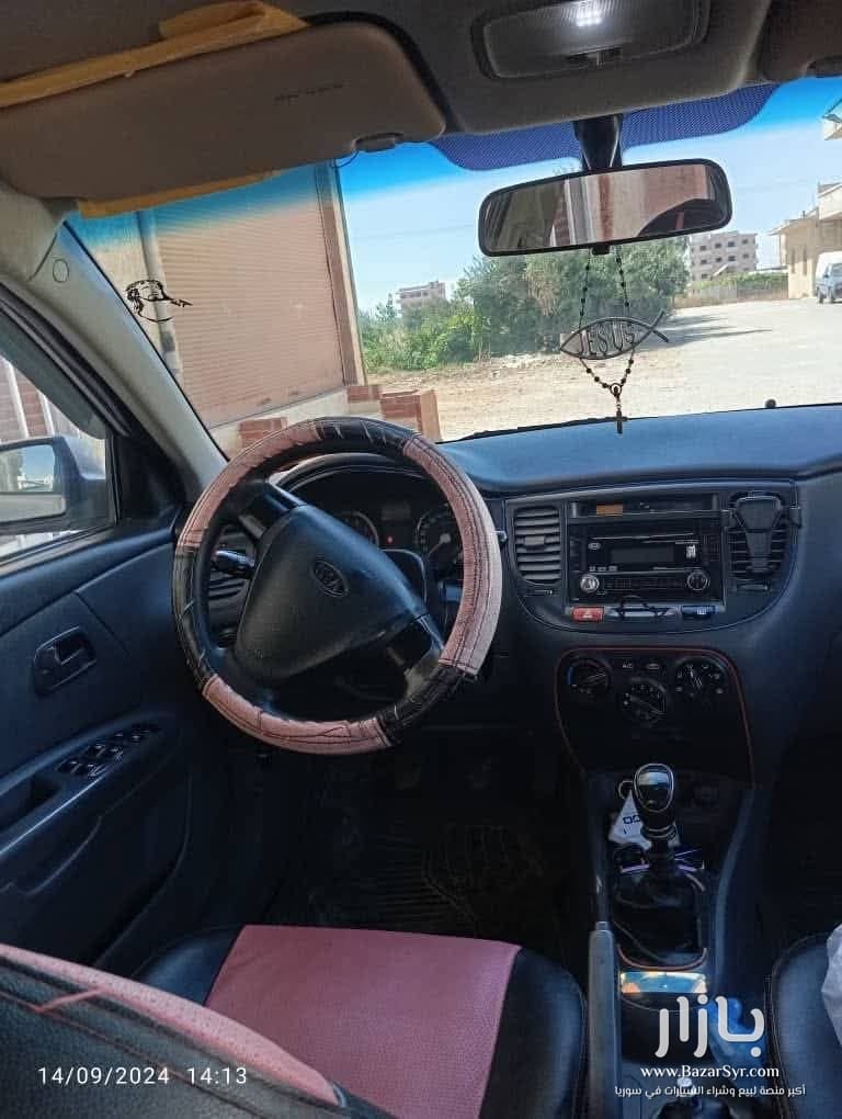 ريو ٨/٨ خليجيه جنط ونواعم زنار واطي نضافه سقف ودواخل خاليه سيارا دهب ريو ٨/٨ خليجيه جنط ونواعم زنار واطي نضافه سقف ودواخل خاليه سيارا دهب - كيا - محافظة حمص - صورة 5 من 8