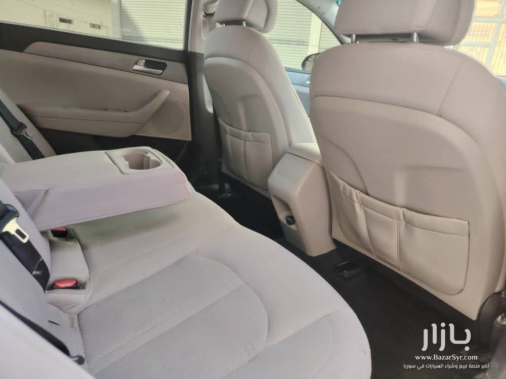 هونداي سوناتا  صنع 2015 محرك سعة 2400cc GDI بنزين  خالية العلام تماما من الداخل والسقف - هونداي - 2015 - محافظة دمشق - صورة 5 من 8