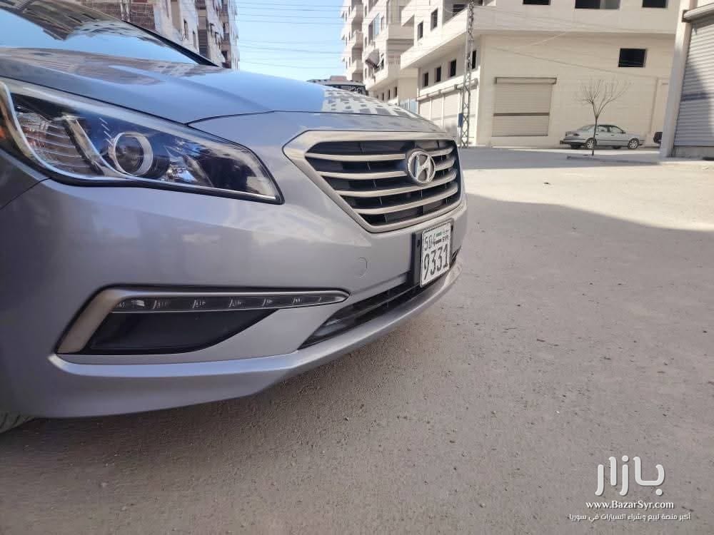 هونداي سوناتا  صنع 2015 محرك سعة 2400cc GDI بنزين  خالية العلام تماما من الداخل والسقف - هونداي - 2015 - محافظة دمشق - صورة 8 من 8