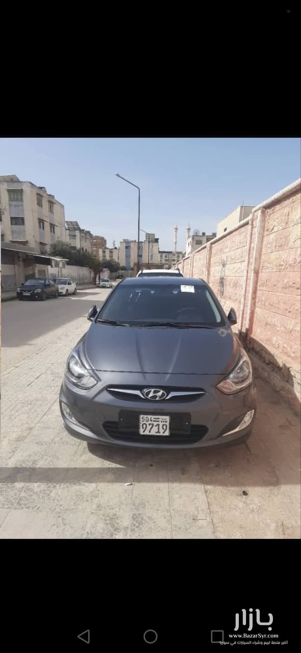 للبيع اكسنت ٢٠١٢ اللون جردوني ادخال اسبوع للبيع اكسنت ٢٠١٢ اللون جردوني ادخال اسبوع - هونداي - 2012 - محافظة دمشق - صورة 4 من 4