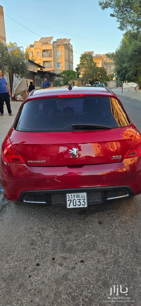 بيجو 308  2011 تسجيل 2025  - بيجو - 2011 - محافظة حلب - صورة 4 من 5