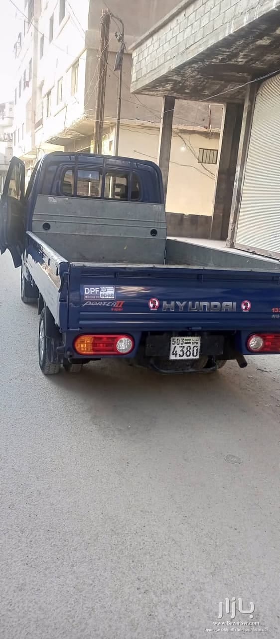 للبيع بورتر كرت 12 .. بواط عادي 6 غيارات ... نضافة ممتازة من ركيب لمحرك 133 عل محرمة - هونداي - محافظة دمشق - صورة 3 من 3