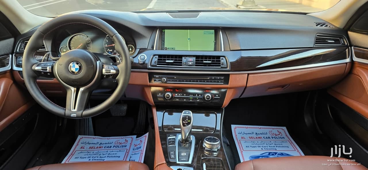 BMW 528i موديل 2015 عداد ١٦٨ ألف  16000$ - بي إم دبليو - 2015 - محافظة حمص - صورة 12 من 21