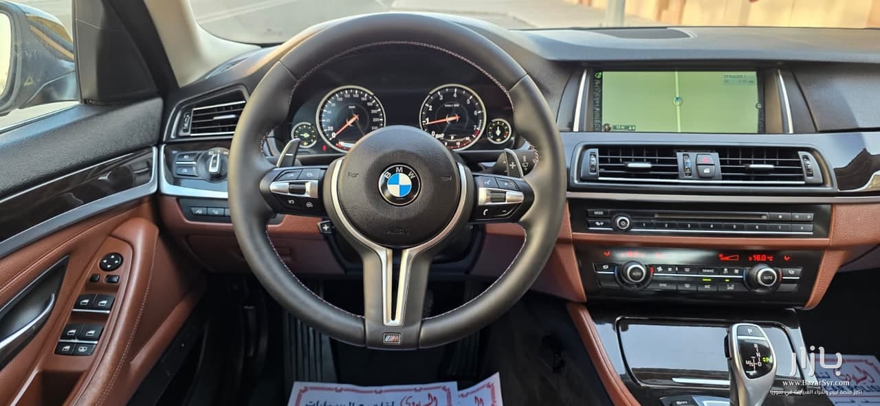 BMW 528i موديل 2015 عداد ١٦٨ ألف  16000$ - بي إم دبليو - 2015 - محافظة حمص - صورة 13 من 21