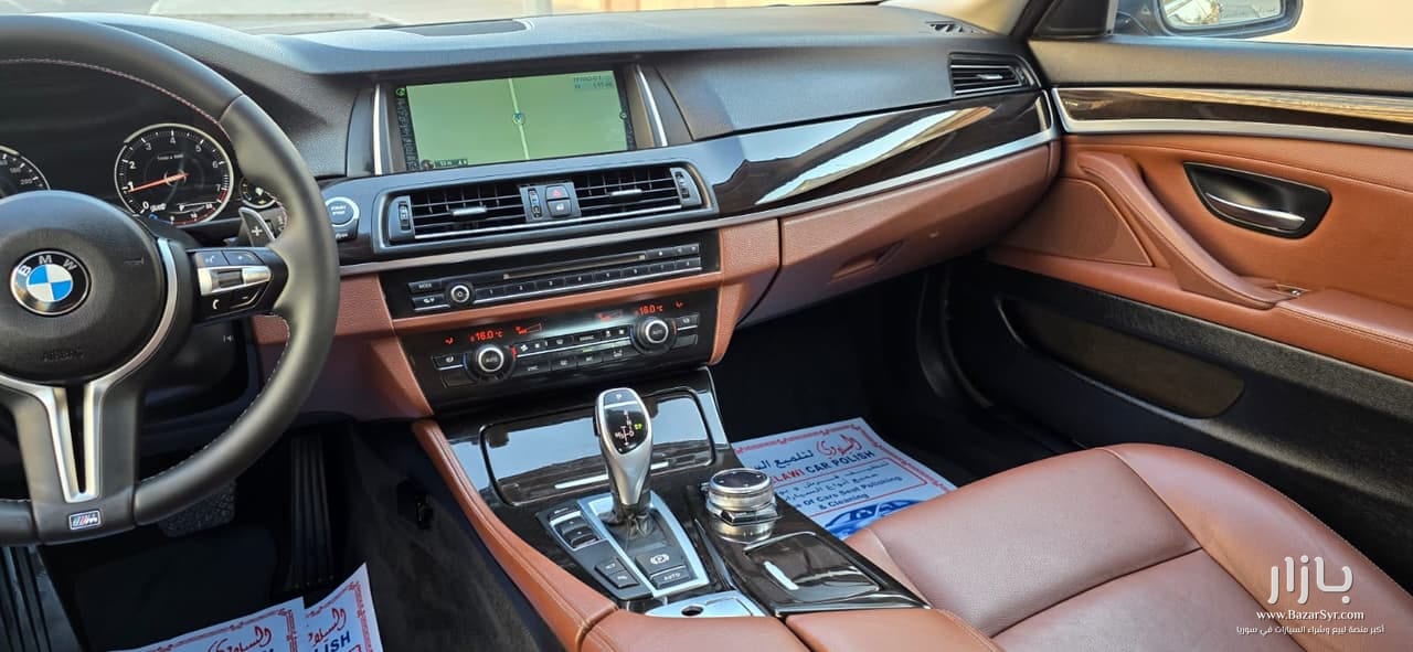 BMW 528i موديل 2015 عداد ١٦٨ ألف  16000$ - بي إم دبليو - 2015 - محافظة حمص - صورة 14 من 21
