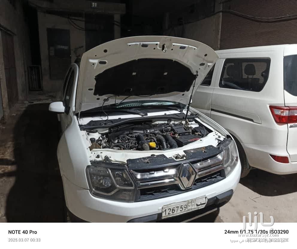 للبيع  رينو داستر DUSTER فرنسي الصنع كرتها 2015  محرك 1600 مازوت اقتصادي  300 كيلو بالتنكة  - هونداي - 2015 - محافظة دمشق - صورة 3 من 5
