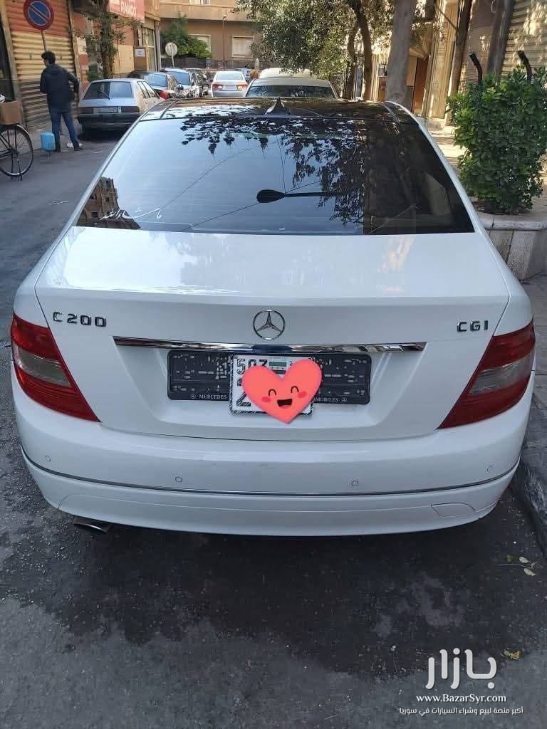 مارسيدس c200 بانزين ادخال جديد مجمركة نظامي معبر نصيب  - مرسيدس - محافظة دمشق - صورة 3 من 4