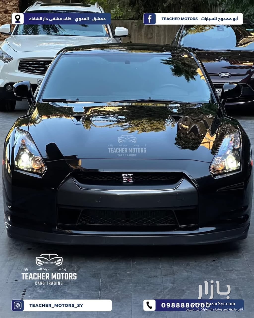 الغودزيلا في دمشق وبنمرة سورية قديمة 🔥!! .. الساموراي الياباني Nissan GTR زيرو كم .. الغودزيلا في دمشق وبنمرة سورية قديمة 🔥!! .. الساموراي الياباني Nissan GTR زيرو كم .. - نيسان - محافظة دمشق - صورة 4 من 11