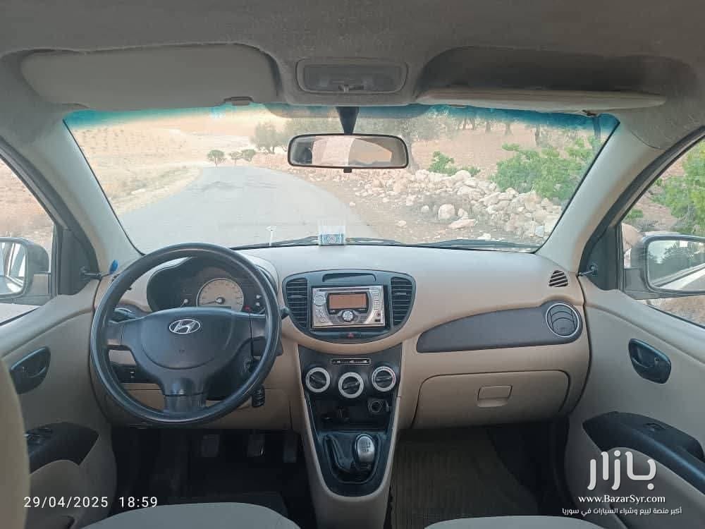 هواندي أيتين كوري Hyundai i10 صنع وتسجيل 2011 هواندي أيتين كوري Hyundai i10 صنع وتسجيل 2011 - هونداي - 2011 - محافظة دمشق - صورة 2 من 3