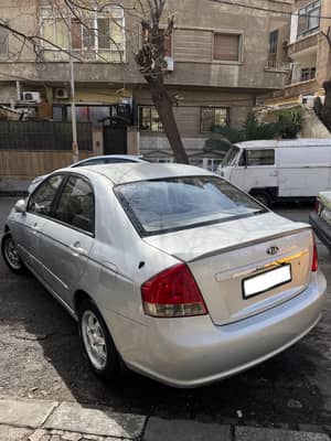 كيا سيراتو 2007/2008 خالية برا جوا عدا قطعتين   - محافظة دمشق