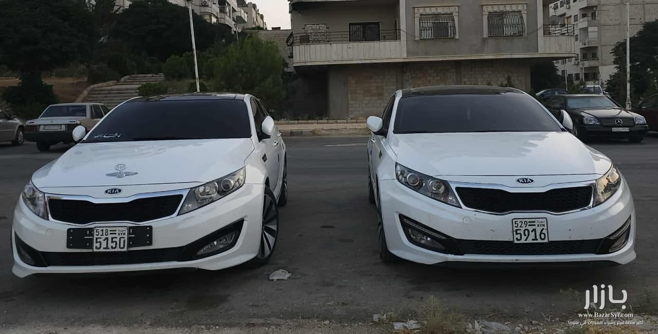 كيا k5 عدد سيارتيين موديل 2011 - كيا - 2011 - محافظة دمشق - صورة 2 من 3