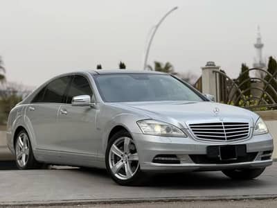 مرسيدس S 350 / 2011 -خالية تماما من الداخل بخ رقعتين من الخارج السيارة جاهزية  - محافظة دمشق