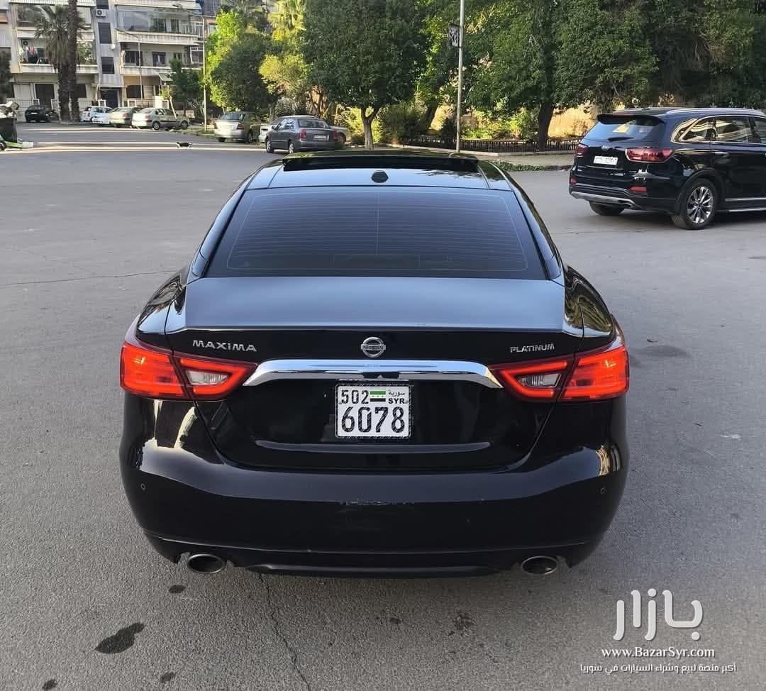 نيسان مكسيما SL _ الصنع 2017 _ العداد 130.000km نيسان مكسيما SL _ الصنع 2017 _ العداد 130.000km - نيسان - 2017 - محافظة دمشق - صورة 3 من 4