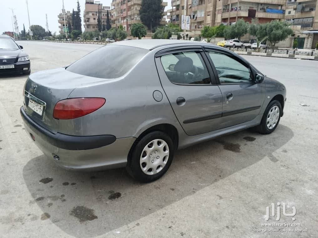 بيجو 206  ٢٠٠٥ مسجله ٢٠٠٨  - بيجو - 2005 - محافظة دمشق - صورة 4 من 5