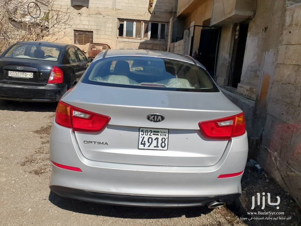 كيا اوبتما..٢٠١٥ ..رقم ٢ محرك ٢٠٠٠ اقتصادي وقوي ... وكاله برا جوا عدا قطعتين لكر نضافه  - كيا - 2015 - محافظة دمشق - صورة 5 من 5