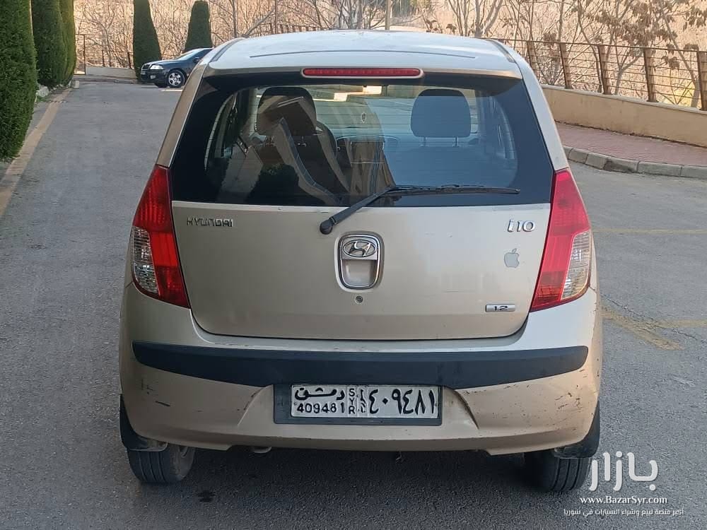 Hyundai i10 | هونداي أي تِن بسعرر 5800 دولار 2009 / Hyundai i10 | هونداي أي تِن بسعرر 5800 دولار 2009 / - هونداي - 2009 - محافظة دمشق - صورة 5 من 5