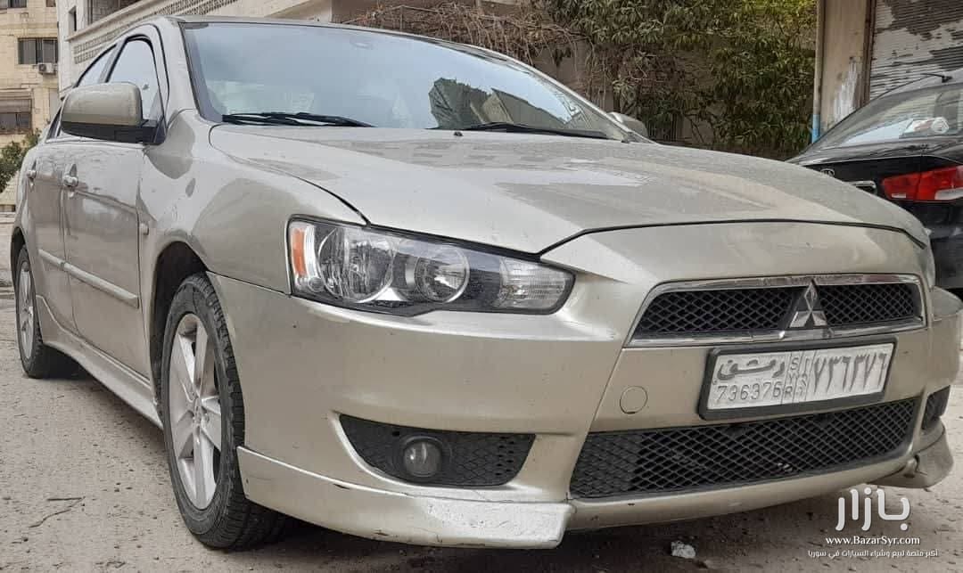 متسوبيشي لانسر قرش 2008 /2009  خاليه جوا وسقف وزنار واطي نضافه عالية - متسوبيشي - 2008 - محافظة دمشق - صورة 2 من 6