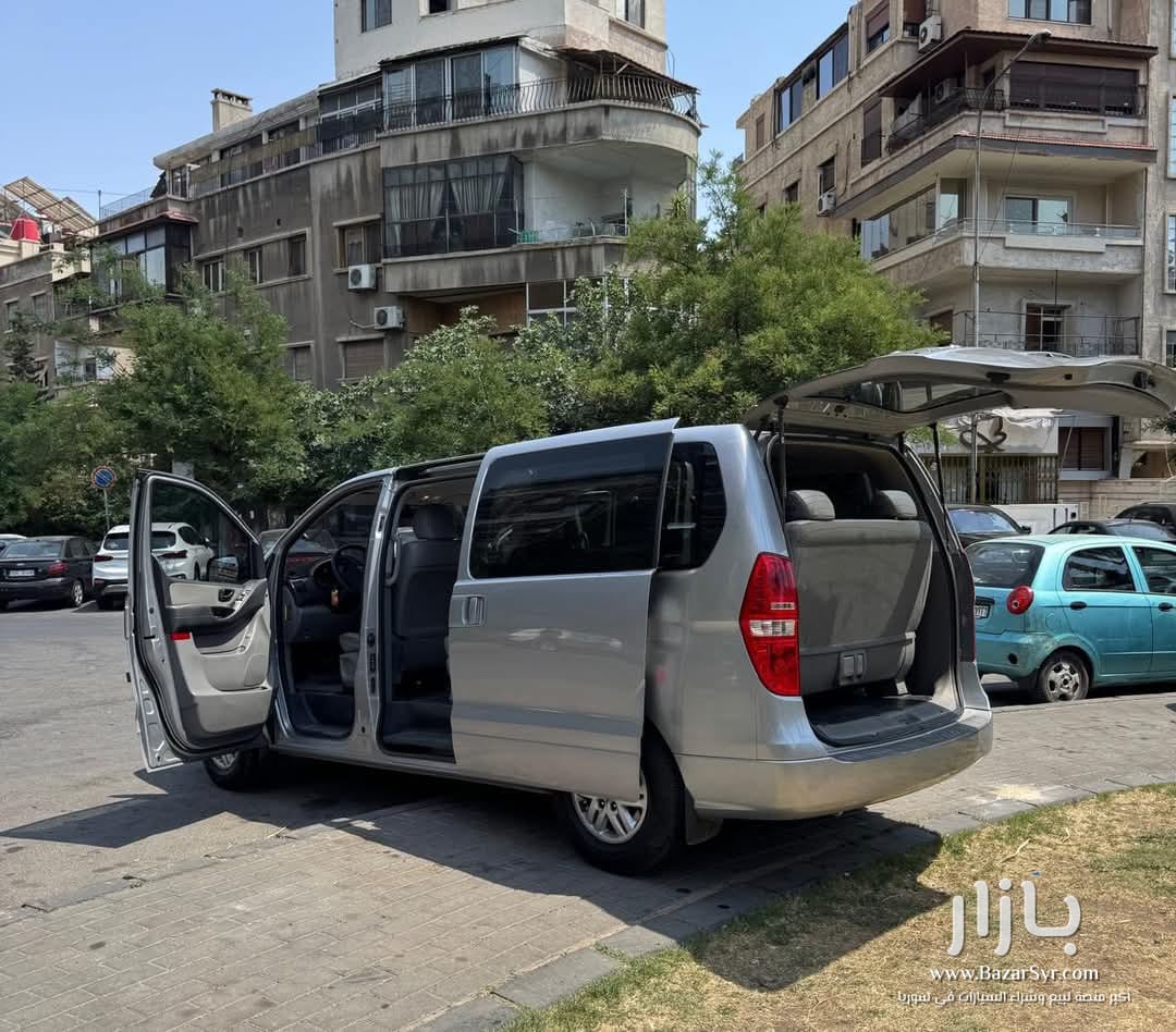 فان هيونداي جراند H1 2018 للبيع من المستورد مباشر سياحي فل ركاب اصلي بحال الوكاله فان هيونداي جراند H1 2018 للبيع من المستورد مباشر سياحي فل ركاب اصلي بحال الوكاله - هونداي - 2018 - محافظة دمشق - صورة 1 من 4