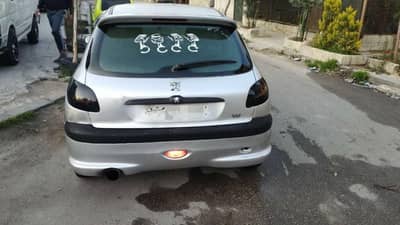 بيجو 206  كرت 2001تسجيل 2003 - محافظة دمشق