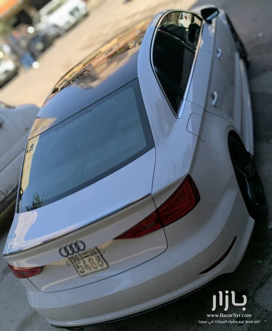 اودي A 3 كواترو tfsi محرك  2000 توين تيربو سنة الصنع 2015 جمرك جديد وارد الخليج خالية من الداخل والخارج 3قطع بويا اكمل وصف بفئتها - أودي - 2000 - محافظة دمشق - صورة 4 من 7