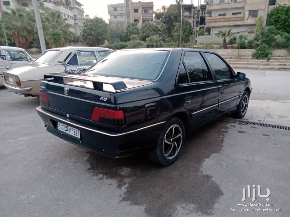 بيجو ٤٠٥ موديل ٩٣ شدامامي فرنسي خالي من جوا تماما وسقف خالي زنار عالداير  - بيجو - محافظة دمشق - صورة 5 من 5